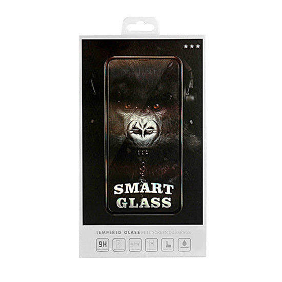 Smart Glass aizsargstikls Realme C21 / C11 (2021), melns rāmis