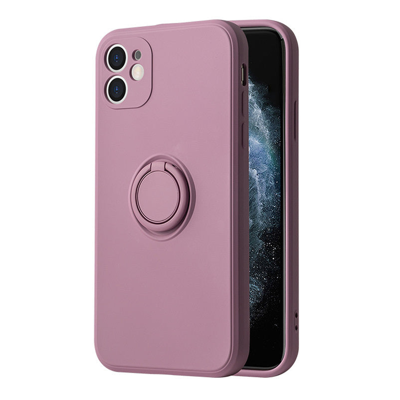 Vennus Silicone Ring vāciņš iPhone 14 Plus, violets
