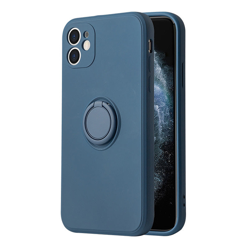Vennus Silicone Ring vāciņš iPhone 14 Plus, zils
