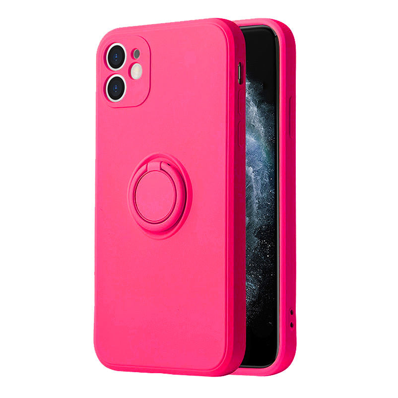 Vennus Silicone Ring vāciņš iPhone 14 Pro Max, rozā