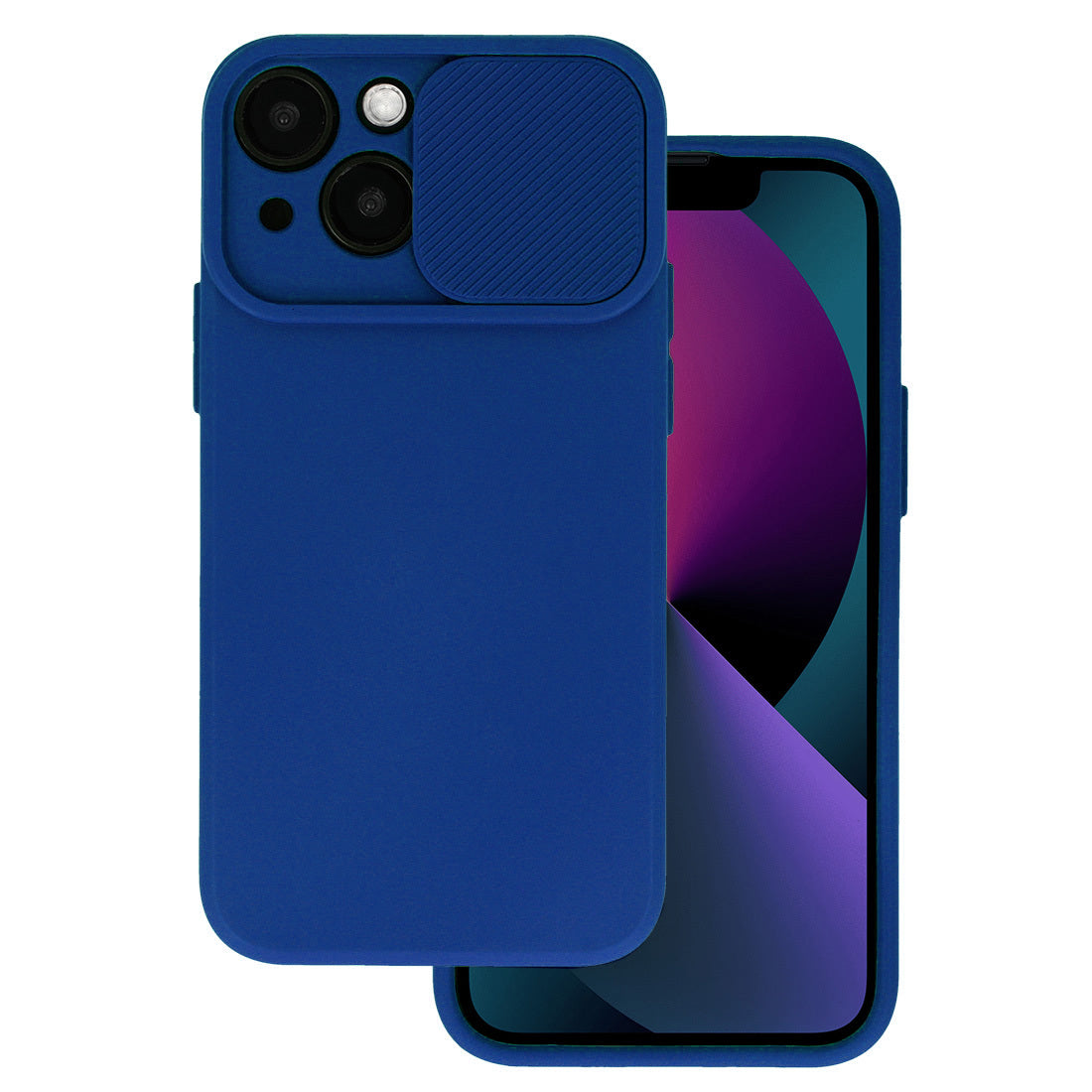 Aizsargvāciņš Samsung Galaxy S23 Ultra – Camshield Soft, tumši zils