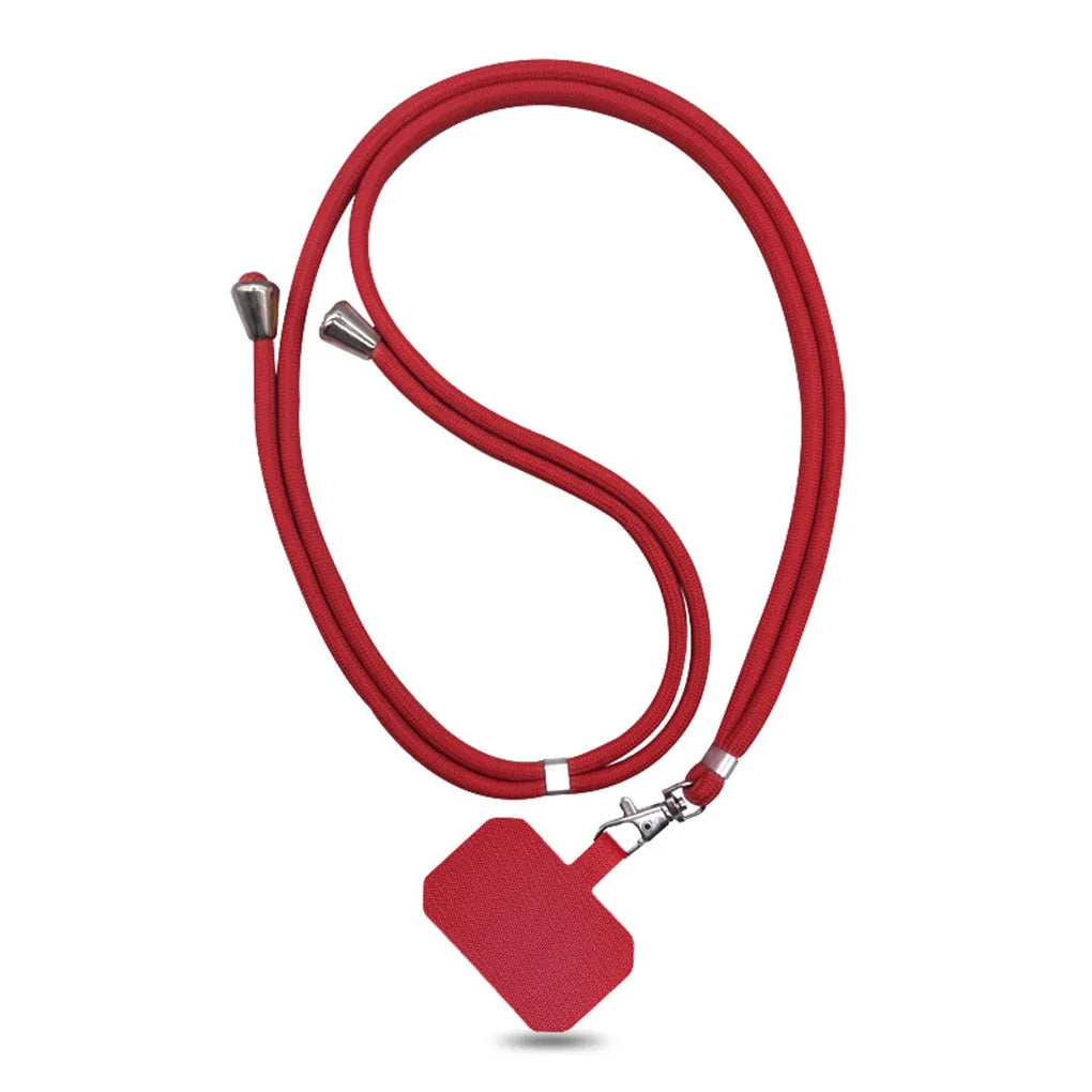 Universal phone lanyard red