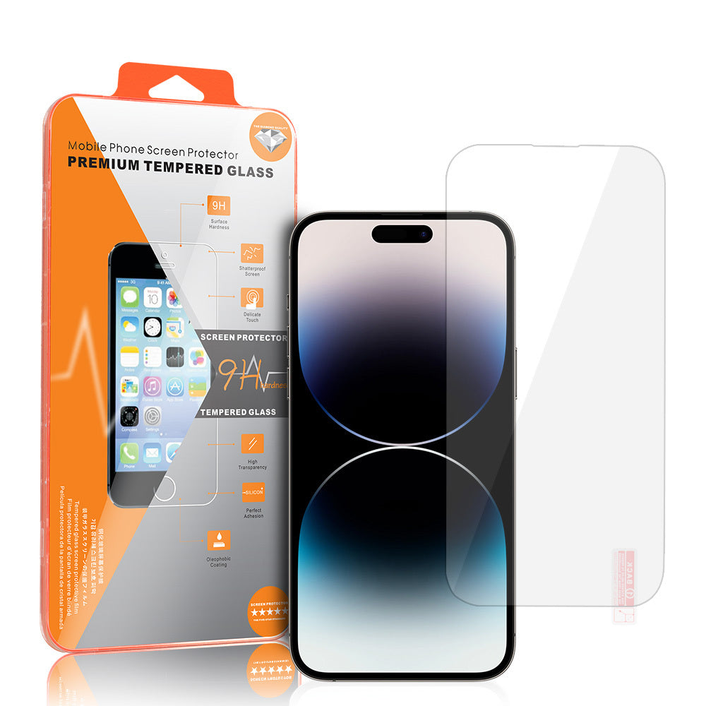 Aizsargstikls iPhone 15 PLUS/15 PRO MAX – Orange
