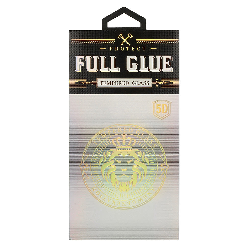 Aizsargstikls iPhone 15 PLUS – HARD Full Glue 5D, melns