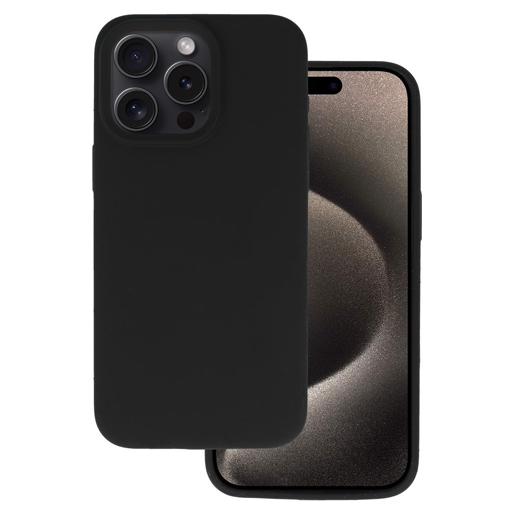 Aizsargvāciņš iPhone 16 Pro – Silicone Lite, melns