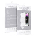 Aizsargstikls iPhone 16 PRO/17 – Full Glue Easy-Stick Box, melns
