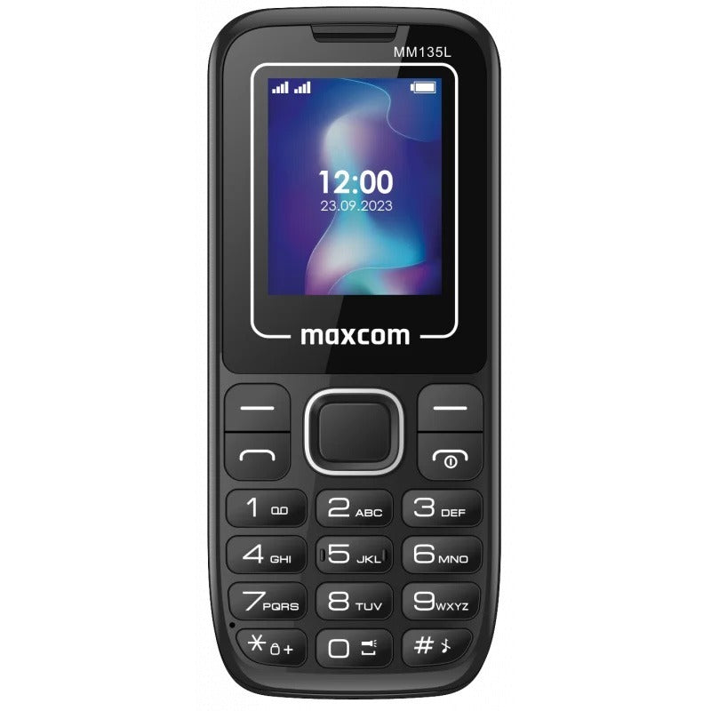 Mobile Phone - MAXCOM MM 135 LIGHT dual sim BLACK-BLUE
