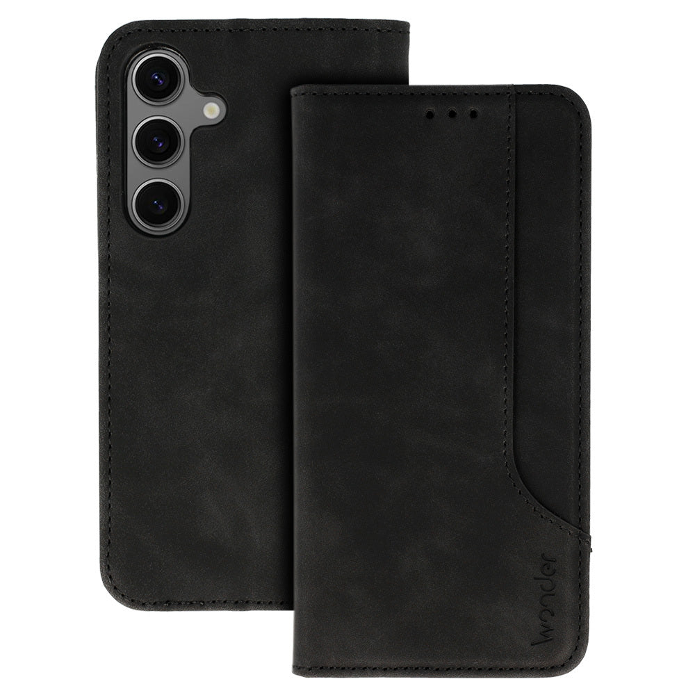 Aizsargvāciņš Samsung Galaxy S25 – Wonder Prime, melns