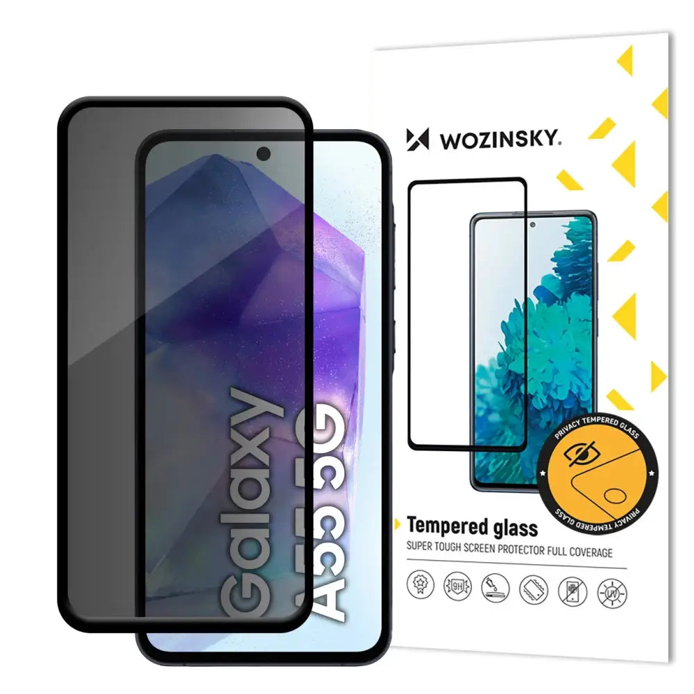 Wozinsky Privacy Glass aizsargstikls Samsung Galaxy A26 ar privātuma filtru